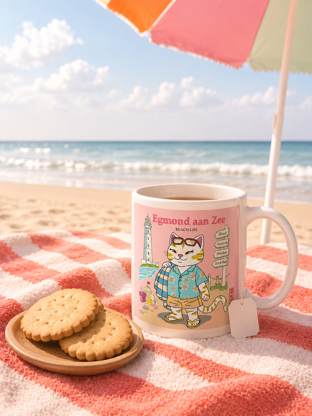 Egmond aan Zee, Beach life, Thee mok 20 oz