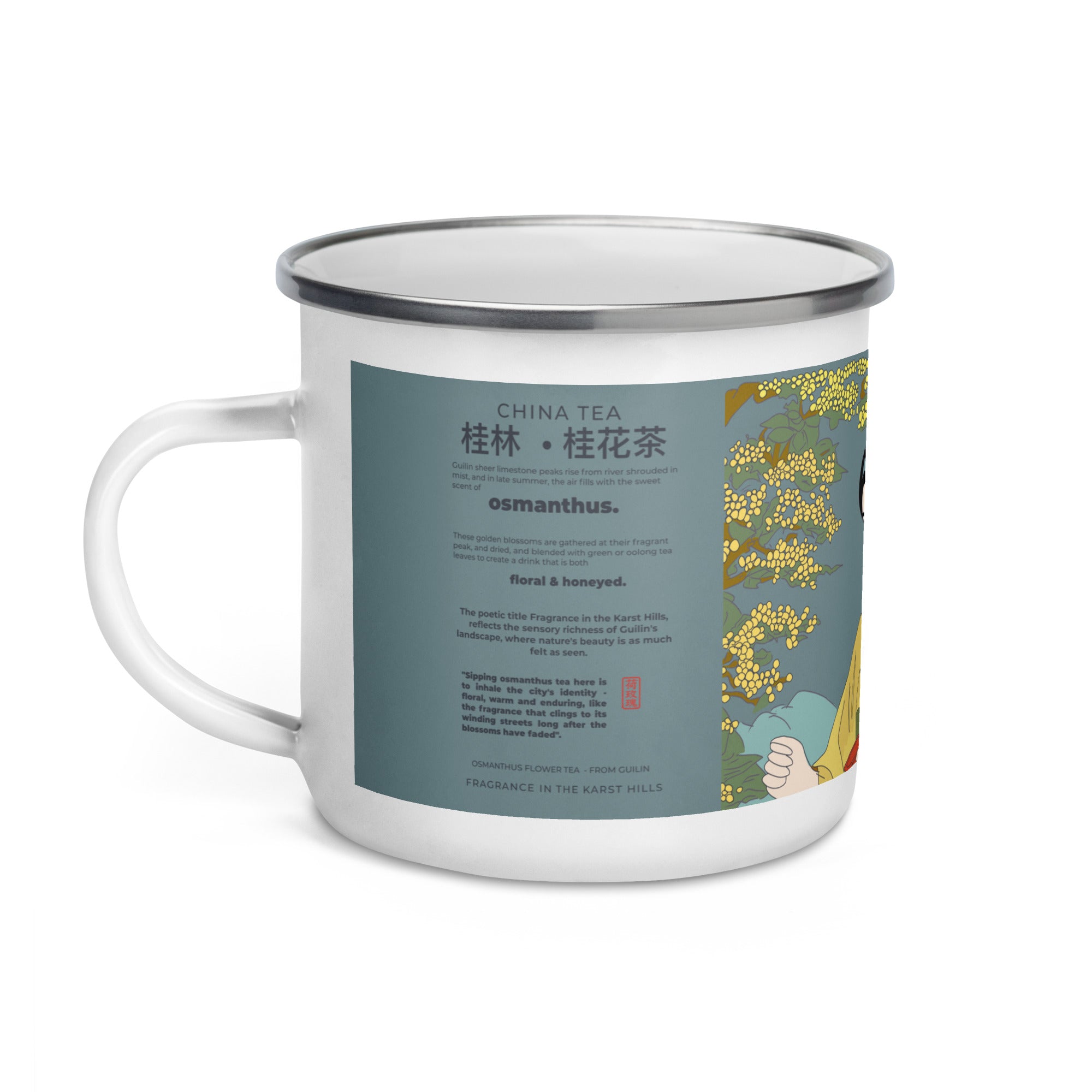 Enamel Mug - Fragrance in the Karst Hill
