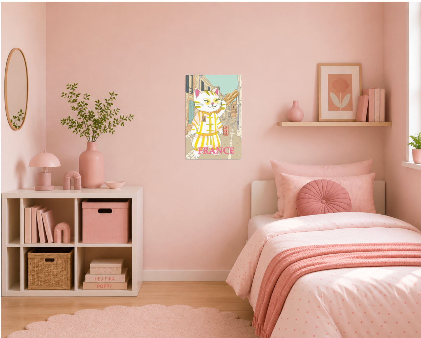 A2 Poster - 小陳 spotted in France 🥖✨
