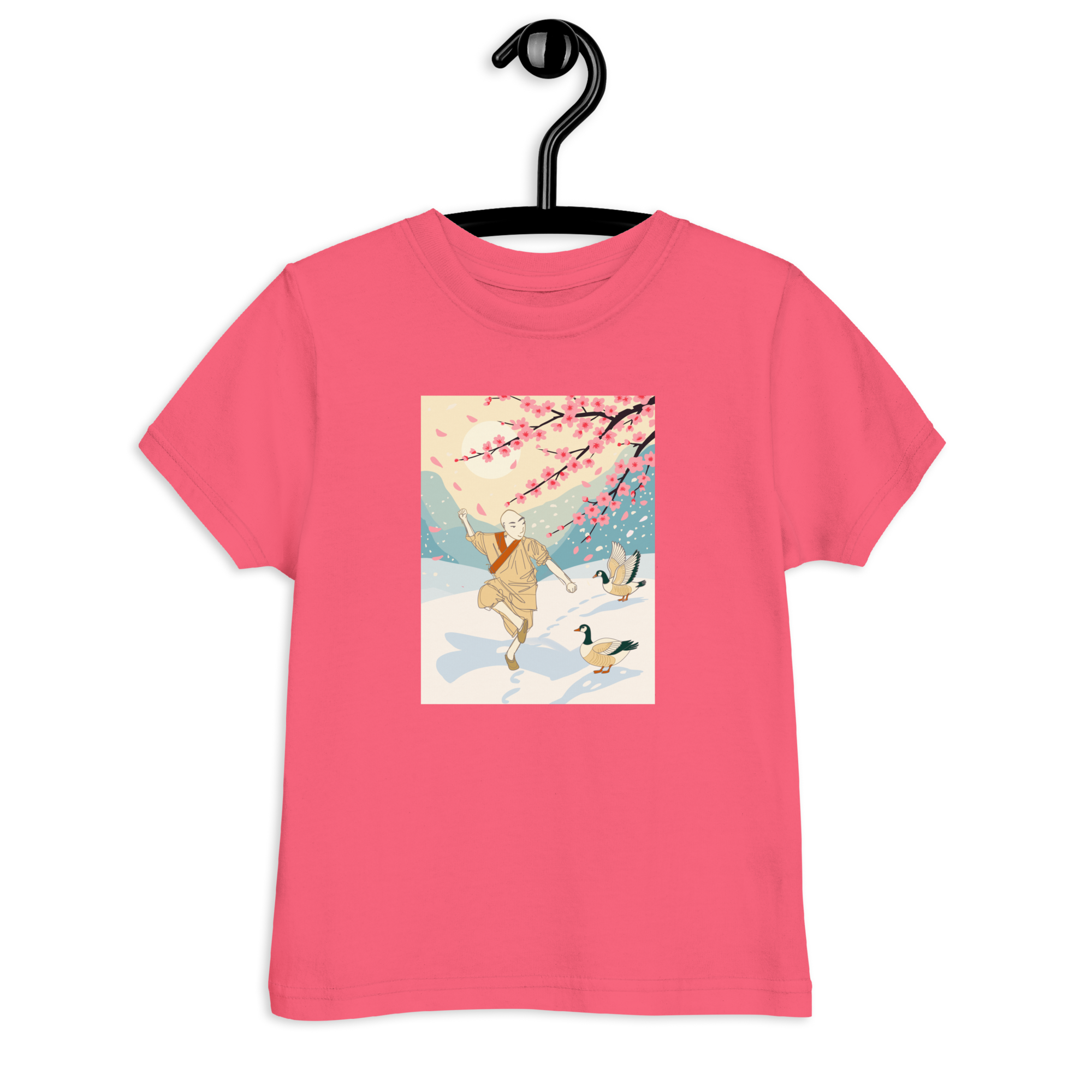 Toddler jersey t-shirt Kung Fu in the Snow 雪中功夫