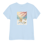 Toddler jersey t-shirt Dance together with the Snow 和雪一起跳舞