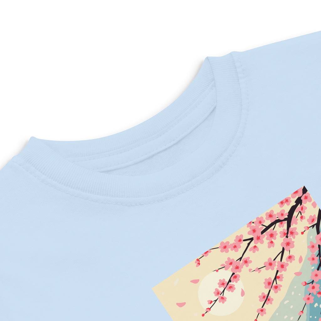 Toddler jersey t-shirt Dance together with the Snow 和雪一起跳舞