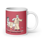 White glossy mug - Blessing in disguise 你是上天偽裝的恩典